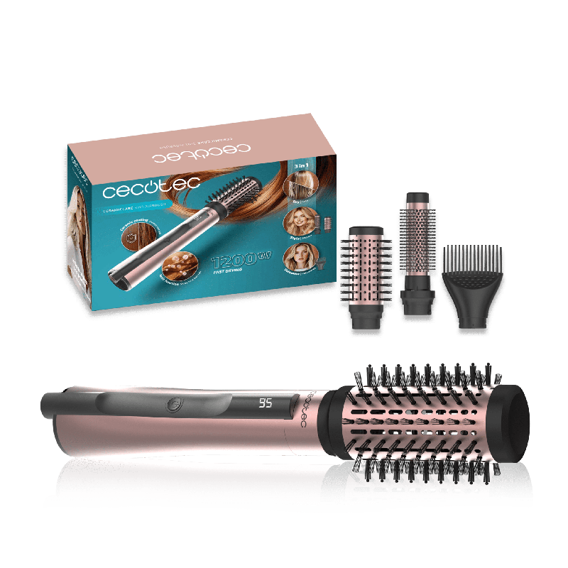 Cepillo de aire Cecotec CeramicCare 3in1 AirBrush