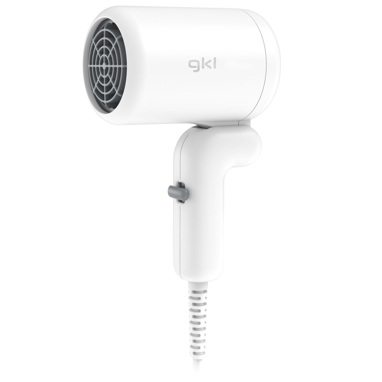 GKL-Mini secador de pelo para viaje PEARL LITE con 400W Blanco