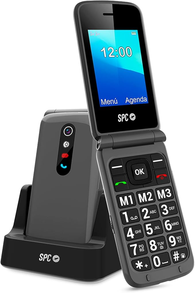 SPC Stella 2 - Teléfono móvil de Tapa para Mayores